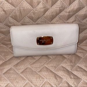 Michael Kors white wallet